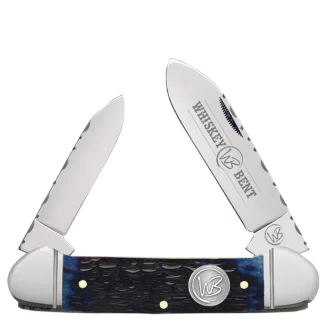 Whiskey Bent Canoe Pocket Knife Filework