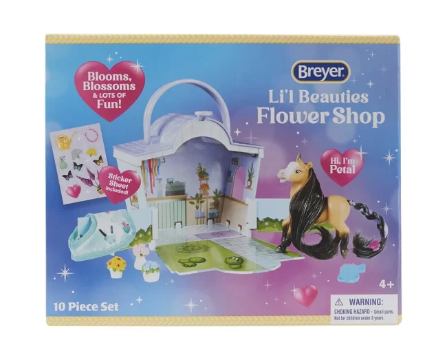 Breyer Mane Beauty Li'l Beauties Flower Shop Playset - Image 2