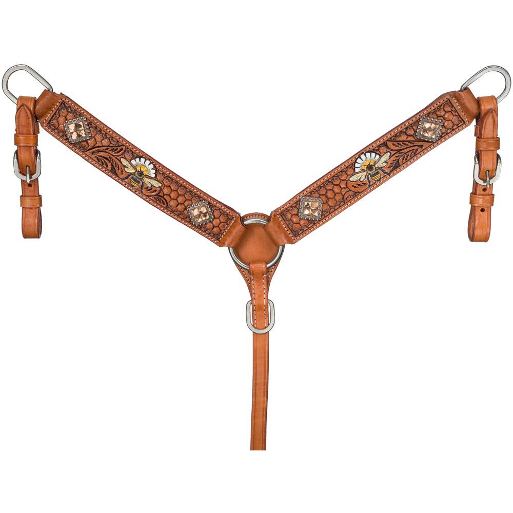 Silver Royal Mini Bee Breastcollar