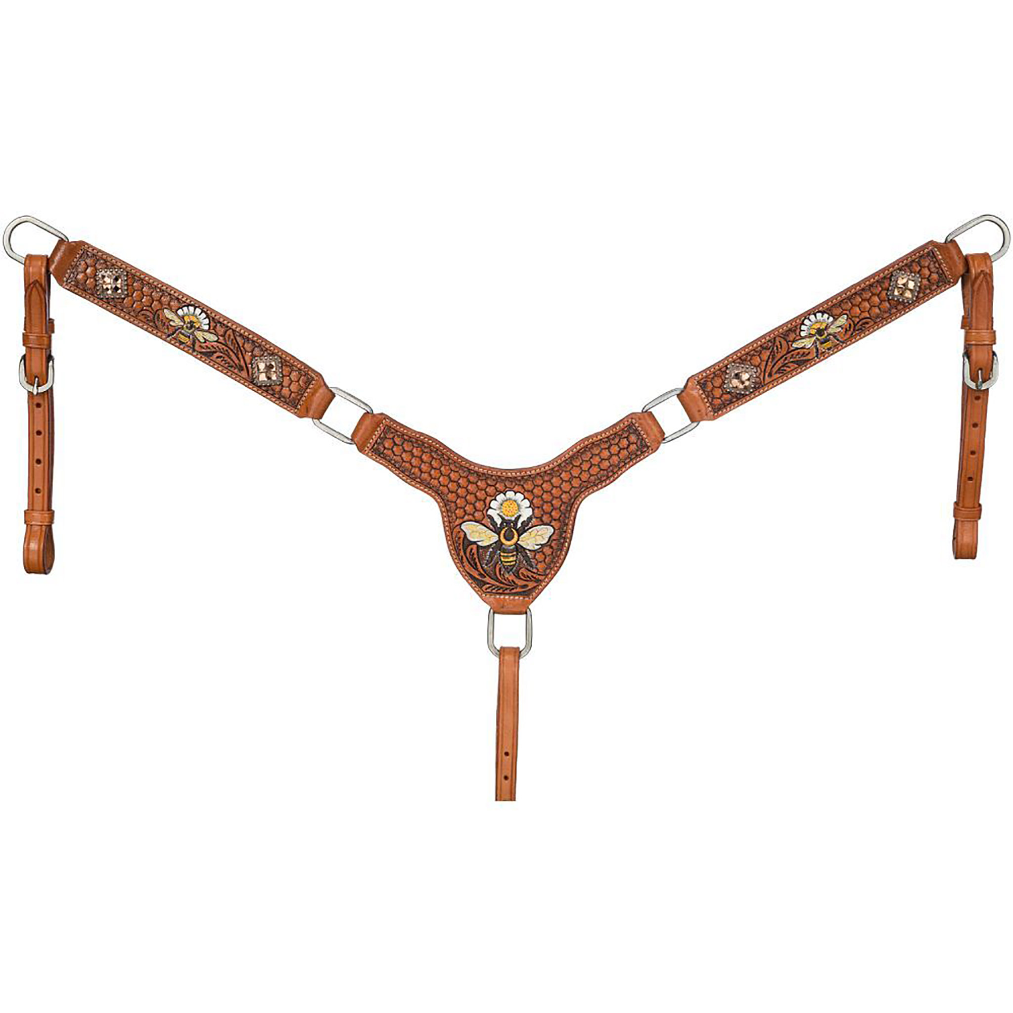 Silver Royal Bee Breastcollar