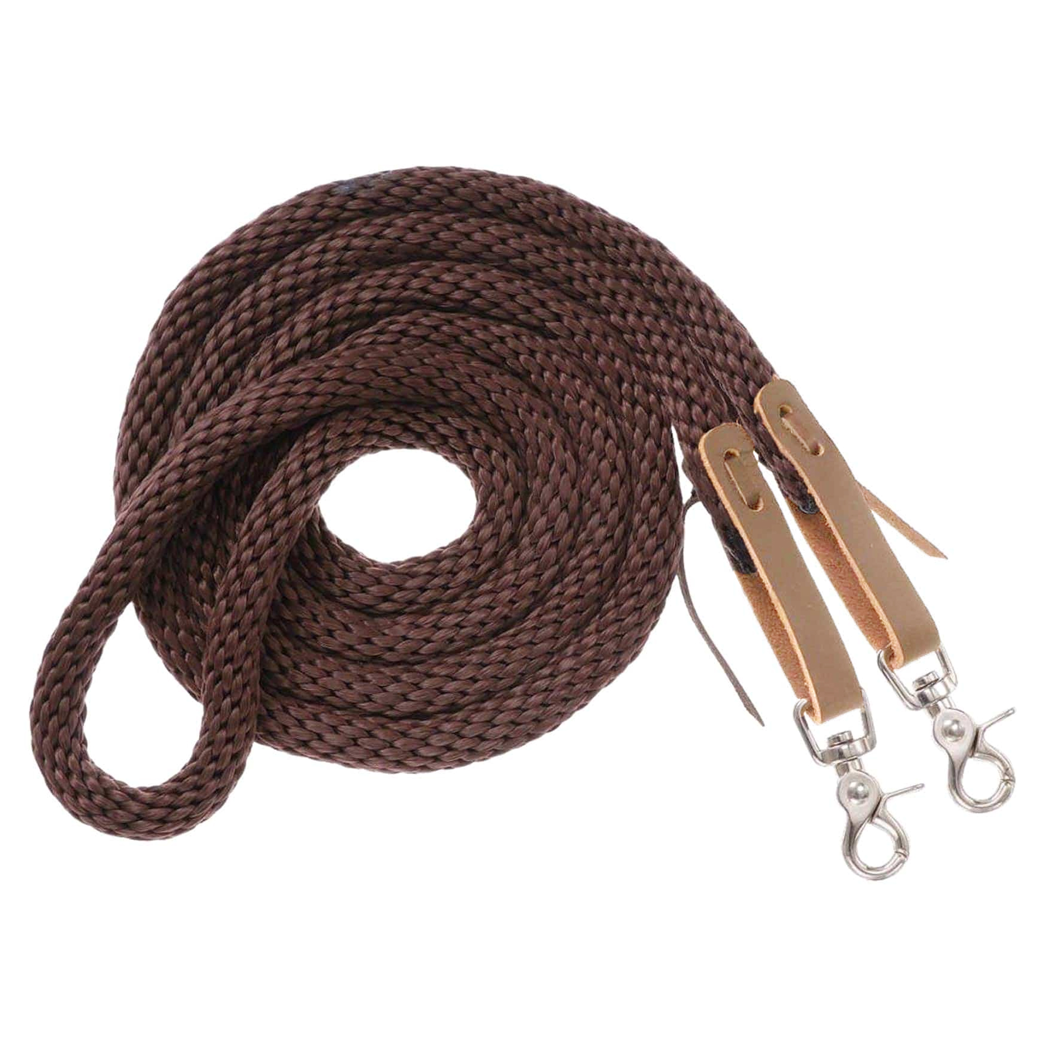 Royal King Poly Roping Reins - Brown