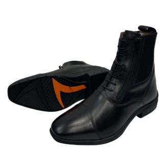 Leather Lace Up Riding Boots