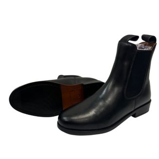 Leather Riding Boots - Black