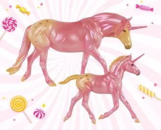 Breyer Freedom Candy Delights Unicorn Horse & Foal