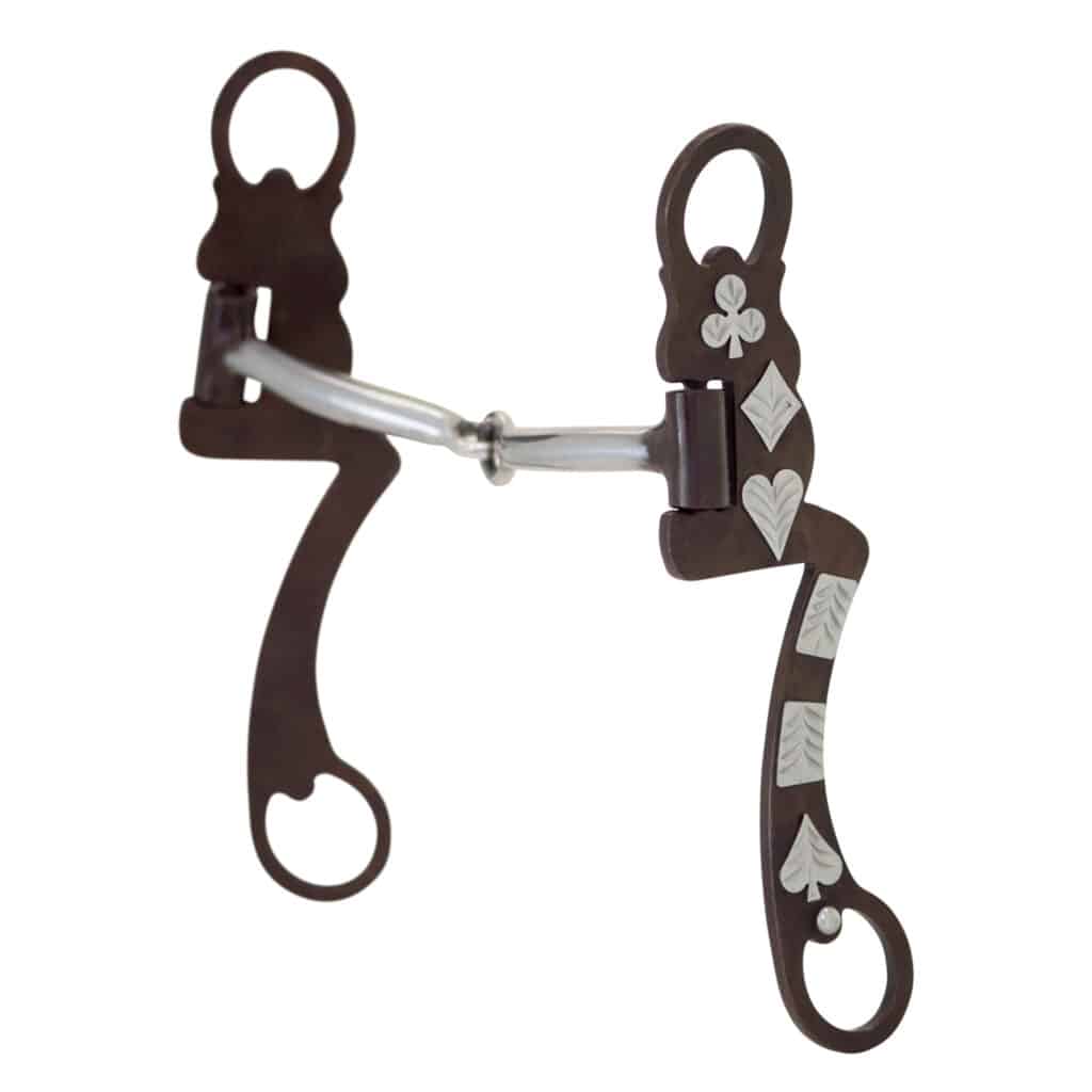 Cowboy Tack Tombstone Gambler Snaffle Bit