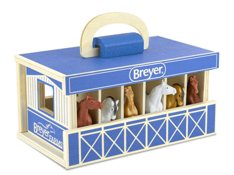 Breyer Stablemates Farms Wooden Carry Case