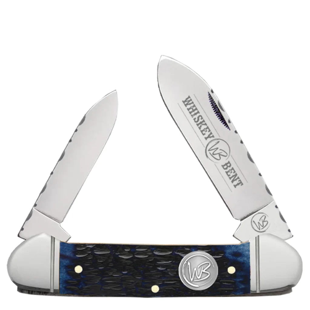 Whiskey Bent Canoe Pocket Knife Filework