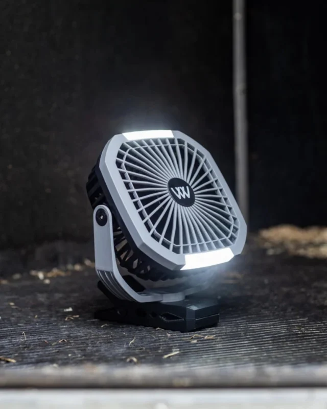 ☀️ NEW ARRIVAL — just in time for summer! 🌬️🐴

Keep the air moving at the stable, in the horsebox or while travelling with the Woof Wear Multi-Mount Fan.

Whisper-quiet and fully rechargeable, it features four airflow modes, a 360° rotating head and multiple mounting options—including a stand, magnetic base and clamp. It even has an integrated LED light and can double as a power bank for your phone! 🔋📱

With up to 10 hours of runtime, it’s the versatile summer essential you’ll wonder how you managed without.

Shop now at Your Saddlery before the summer heat arrives! 🛒

#YourSaddlery #WoofWear #NewArrival #SummerEssentials #HorseCare #StableEssentials #EquestrianLife #HorseTravel